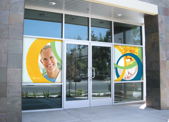 Dilworth Pharmacy Window Graphics Storefront Design